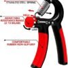 Hand Grip Strengthener Adjustable Resistance Wrist Strengthener Forearm Gripper Hand Workout Squeezer Grip Strength Trainer Without Counter (Random colour) Made in China
