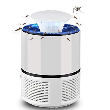 Version 1.0.0 Mosquito Trap with Killer Lamp | Eco Friendly Chemical Free USB Connected UV LED Light Fly Bug Di-Speller with Suction Fan Repellent Lamp (Random color)