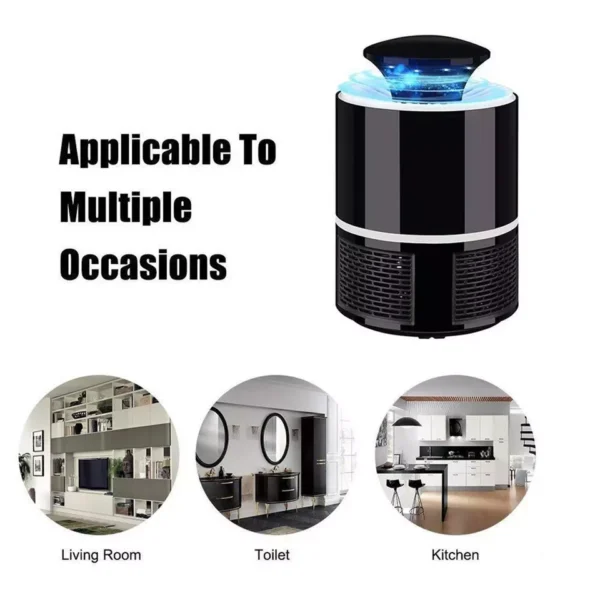 2024_06_s-l960-3-2 Mosquito Trap with Killer Lamp | Eco Friendly Chemical Free USB Connected UV LED Light Fly Bug Di-Speller with Suction Fan Repellent Lamp (Random color)