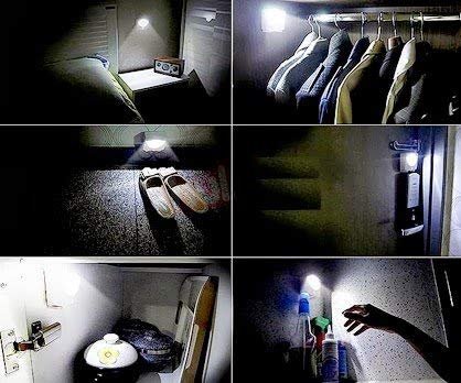 Indoor and Outdoor LED Motion and Light Sensor Activated - Wireless - Battery Powered - Night Light (Imported)
