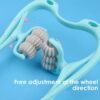 2024_10_9b162f31bcb013753fa1d5ae29294a4c 6 Wheel Pressure Point Neck Massager Relieve Neck, Back And Shoulder Pain (Random Color)