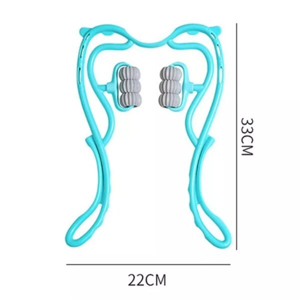 2024_10_s-l960-2 6 Wheel Pressure Point Neck Massager Relieve Neck, Back And Shoulder Pain (Random Color)