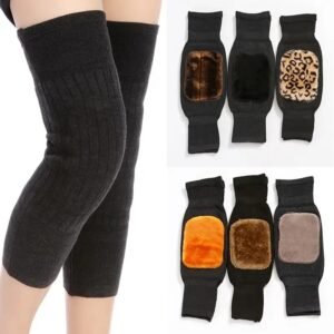 2025_10_11_3b07d208b1df47509c72d7d2c9410297 1 Pair Knee Warmer | Winter Warm Thermal Knee Warmers | Knee Protector - Without Belt (Random Color)