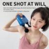 Fitness Muscle Relaxation Massager 6-Gear Adjustment Double Head Fascia Gun Electric Massage Gun