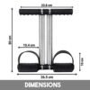 418QXHTnnL-300x300 Tummy Trimar Double Spring exercise machine Leg Exercise Thigh Exerciser